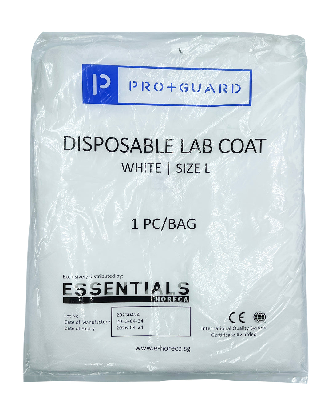 Pro+Guard Disposable Lab Coat (White)