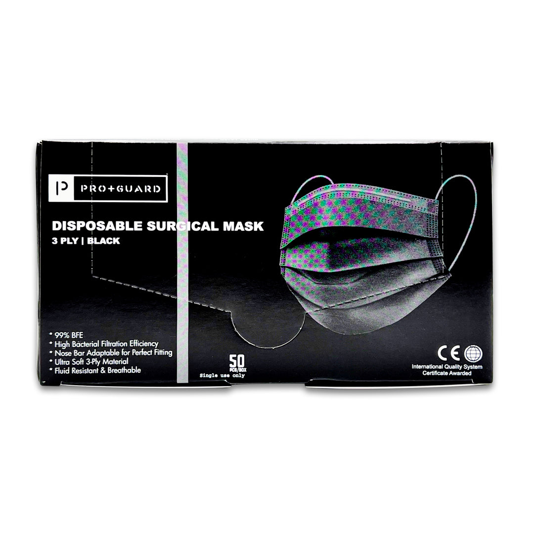 Pro+Guard 3-Ply Surgical Mask (Black)