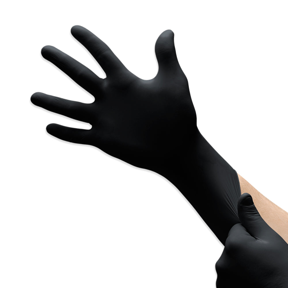 Pro+Guard Nitrile Gloves (Black - Powder Free)