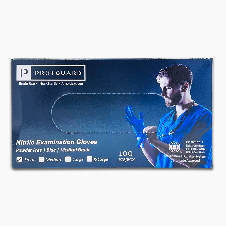 Pro+Guard Nitrile Gloves (Blue - Powder Free)