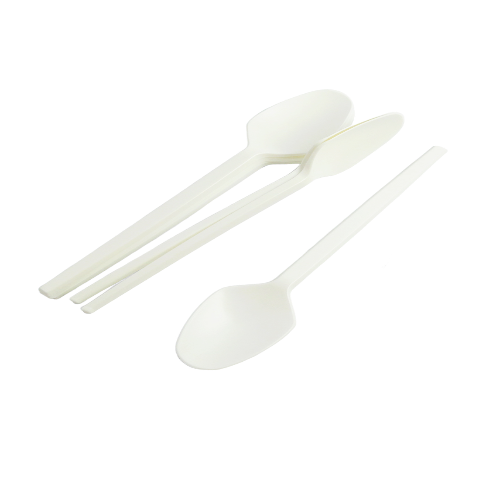5'' Plastic Spoon (White)