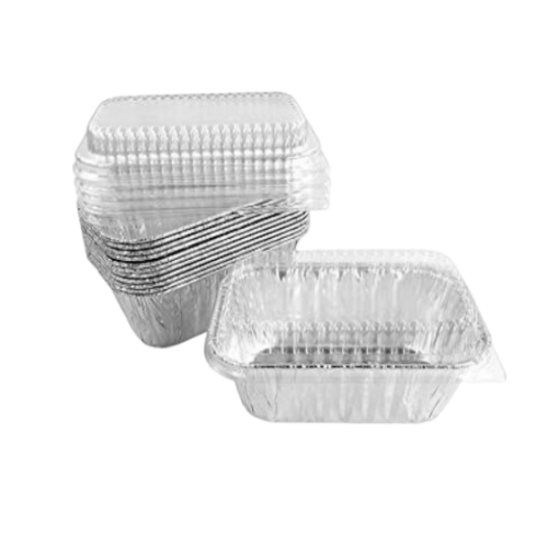 Aluminium Rectangular Tray with lid