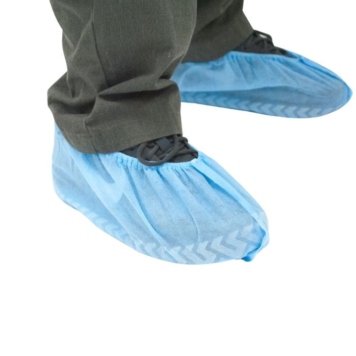 Pro+Guard Non Woven Anti Skid Shoe cover (Blue)