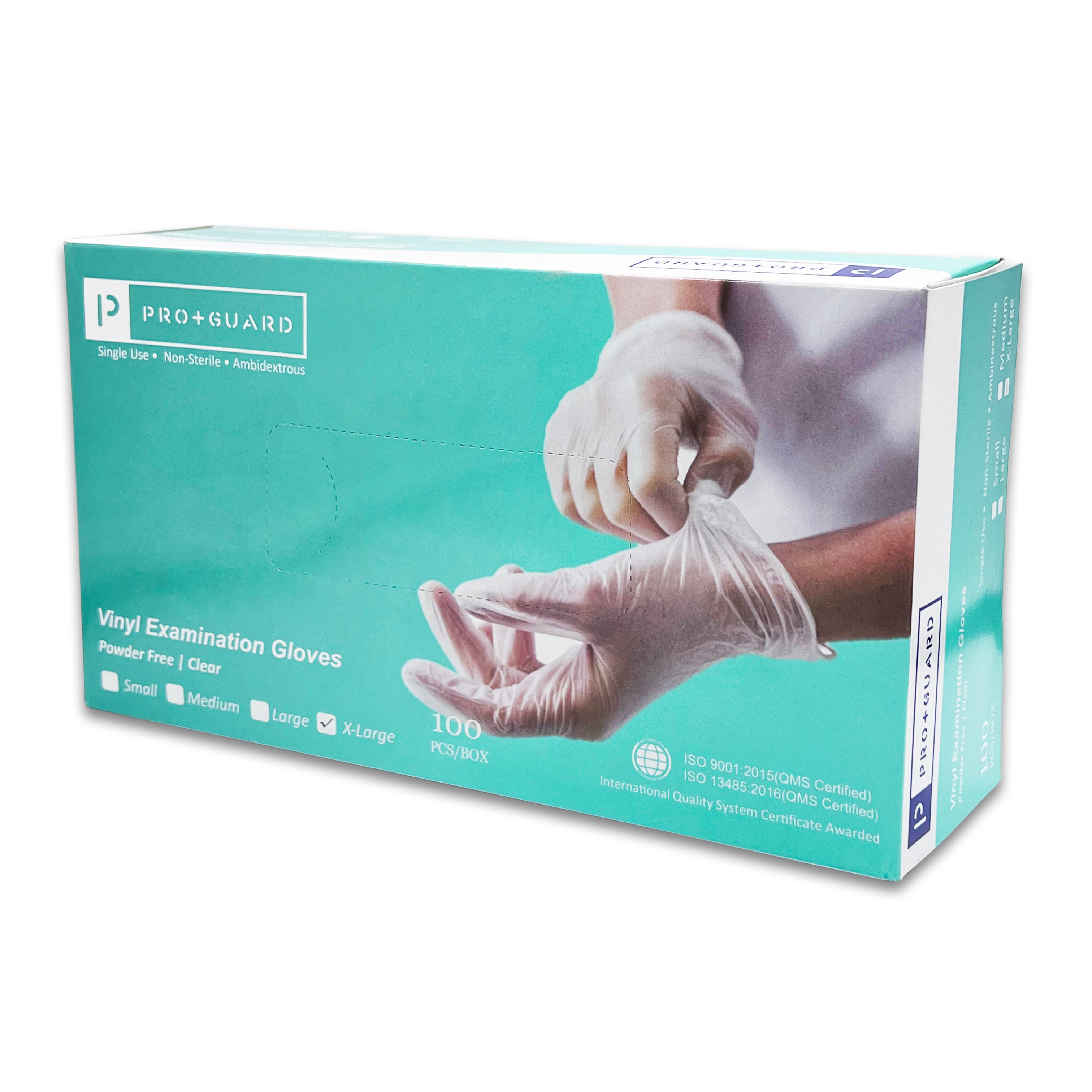 Pro+Guard Vinyl Gloves (Clear - Powder Free) – Essentials (SG) Pte Ltd